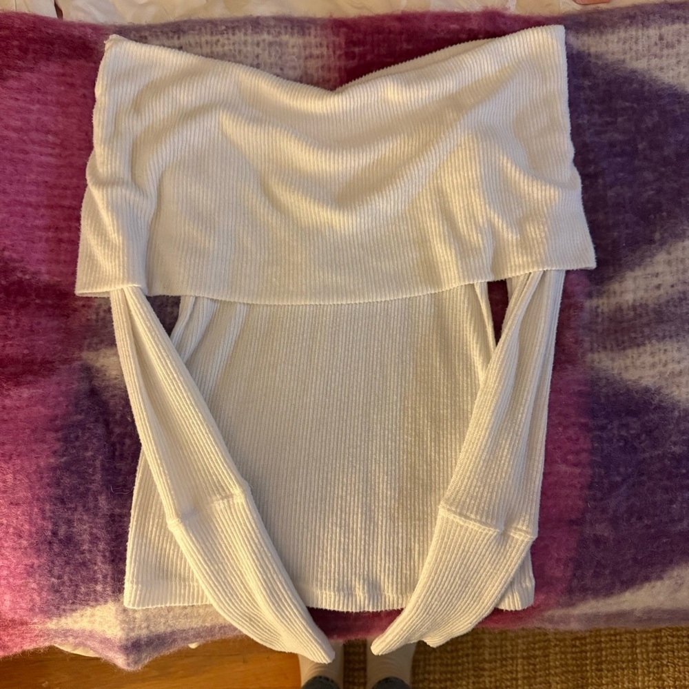 Free People off the shoulder sweater top SOLD